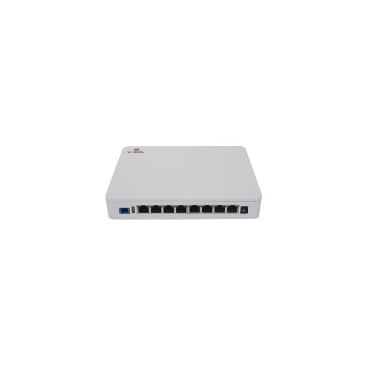 ONU Dual EPON/GPON / 8 Puertos PoE 802.3at Gigabit / Wi-Fi Doble banda 2.4 y 5 GHz /  1 Puerto SC/UPC