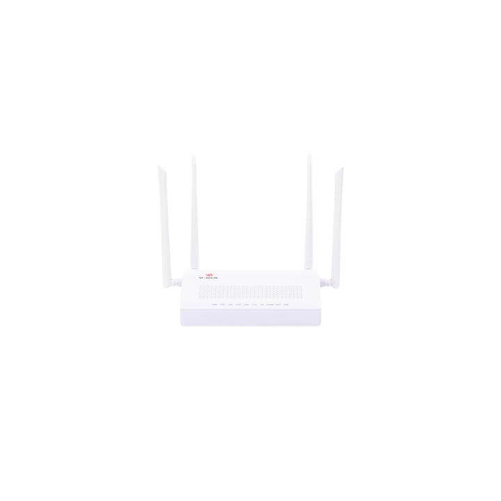 ONU Dual GPON/EPON con Wi-Fi AC de doble banda, 1 puerto SC/APC + 2 puertos LAN Gigabit + 1 puerto FXS + 1 Puerto CATV