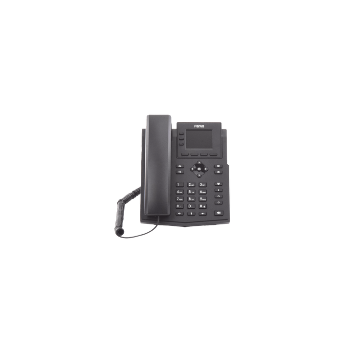 Teléfono IP Wi-Fi empresarial para 4 líneas SIP con pantalla LCD de 2.4 pulgadas a color, Opus y conferencia de 3