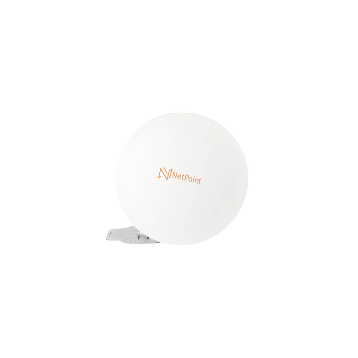 Antena de parabola profunda, blindada, con supresión al ruido de 4 ft, 4.9-6.4 GHz, Ganancia 37 dBi con SLANT de 45 °