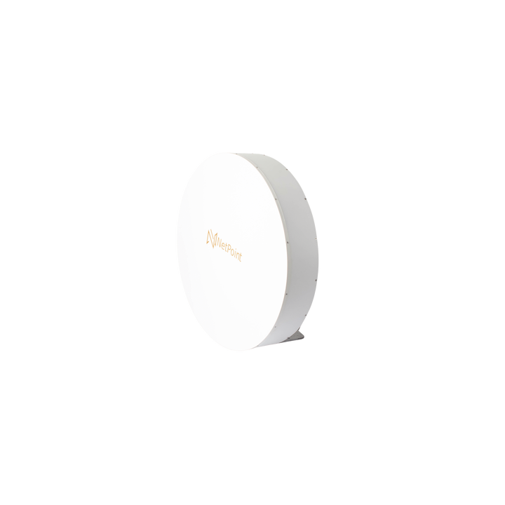 Antena de parabola profunda, blindada, con supresión al ruido de 4 ft, 4.9-6.4 GHz, Ganancia 37 dBi con SLANT de 45 °