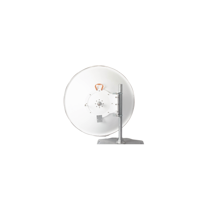 Antena de parabola profunda, blindada, con supresión al ruido de 4 ft, 4.9-6.4 GHz, Ganancia 37 dBi con SLANT de 45 °
