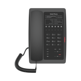 Teléfono IP WiFi para Hotelería, profesional con 6 teclas programables para servicio rápido (Hotline), plantilla