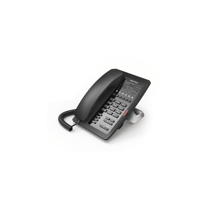 Teléfono IP WiFi para Hotelería, profesional con 6 teclas programables para servicio rápido (Hotline), plantilla