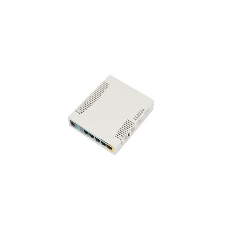 RouterBoard, 5 Puertos Fast, 1 Puerto USB, WiFi 2.4 GHz 802.11 b/g/n, Gran Cobertura con Antena 2.5 dbi, hasta 1 Watt