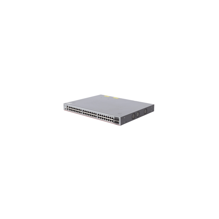 Switch Core Administrable Capa 3 con 48 puertos Gigabit + 4 SFP+ para fibra 10Gb, gestión gratuita desde la nube.