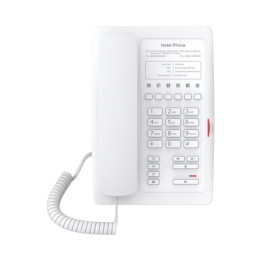Teléfono IP WiFi para Hotelería, profesional con 6 teclas programables para servicio rápido (Hotline), plantilla