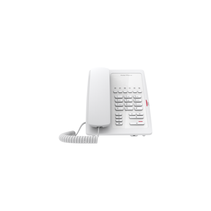 Teléfono IP WiFi para Hotelería, profesional con 6 teclas programables para servicio rápido (Hotline), plantilla