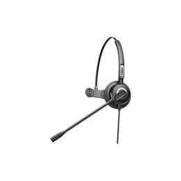 Diadema monoaural con tecnología antishock para teléfonos IP FANVIL y Polycom con micrófono de cancelación de