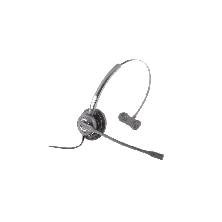 Diadema monoaural con tecnología antishock para teléfonos IP FANVIL y Polycom con micrófono de cancelación de