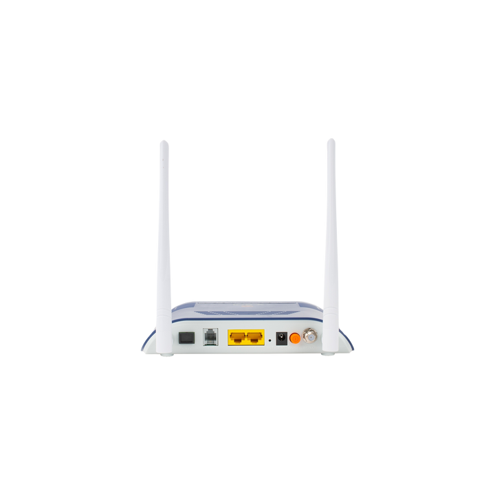 ONU Dual GPON/EPON con Wi-Fi en 2.4 GHz + 1 puerto SC/APC + 1 puerto LAN Gigabit + 1 puerto LAN Fast Ethernet + 1