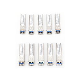 Paquete de 10 Piezas del Transceptor Industrial mini-Gbic SFP 1G LC TX:1310nm Para Fibra Mono Modo 20 Km