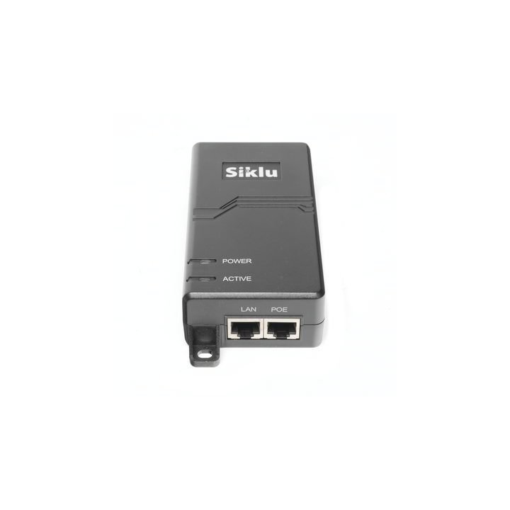 Inyector PoE Pasivo, 1 Gbps, 60 W, 55 Vcc, 100-240 Vca, Cable CA