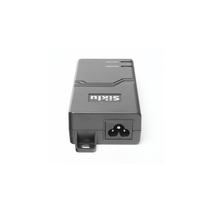 Inyector PoE Pasivo, 1 Gbps, 60 W, 55 Vcc, 100-240 Vca, Cable CA