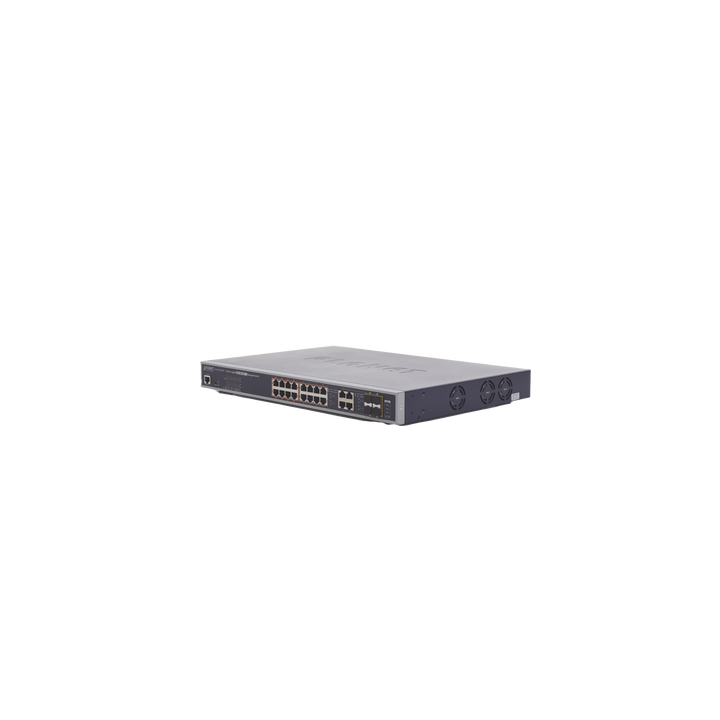 Switch administrable L2, 16 puertos 10/100/1000T Ultra PoE + 4 puertos Gigabit Combo TP/SFP