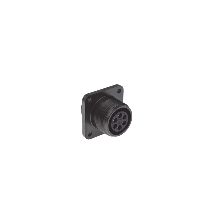 Conector Hembra Circular  de 6 Terminales para uso Rudo, Amphenol