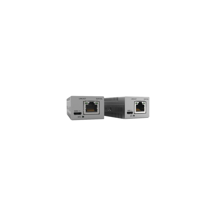 Mini Convertidor de medios de cobre a fibra MultiModo de escritorio 1000TX a 1000SX conector ST