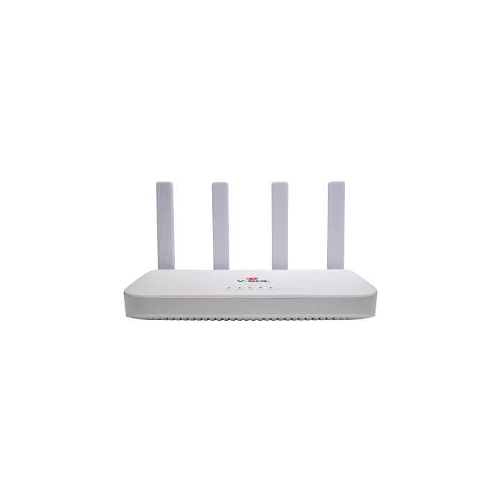 ONU GPON/EPON con Wi-Fi 6 AX1500 / Wi-Fi Doble banda 2.4 y 5 GHz / 4 Puertos Gigabit / Puerto PON SC/UPC