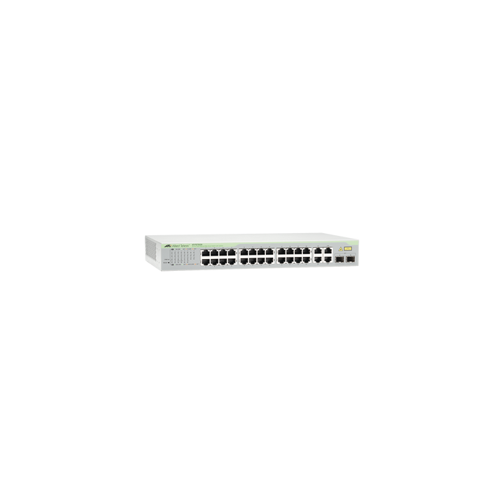 Switch WebSmart de 24 puertos 10/100 Mbps + 2 puertos 10/100/1000 Mbps + 2 SFP Gigabit Combo