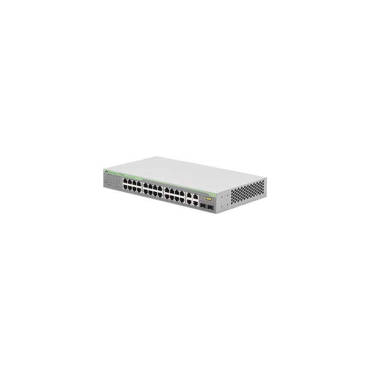 Switch WebSmart de 24 puertos 10/100 Mbps + 2 puertos 10/100/1000 Mbps + 2 SFP Gigabit Combo
