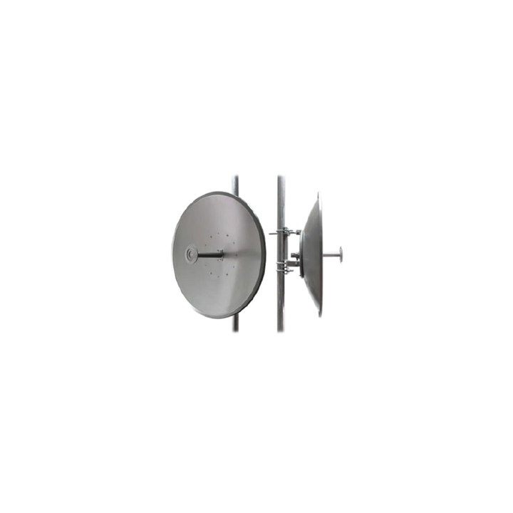 Antena para enlaces Carrier Class Polaridad Sencilla, Frec. 4.9 - 5.9 GHz Ganancia 32 dBi,
