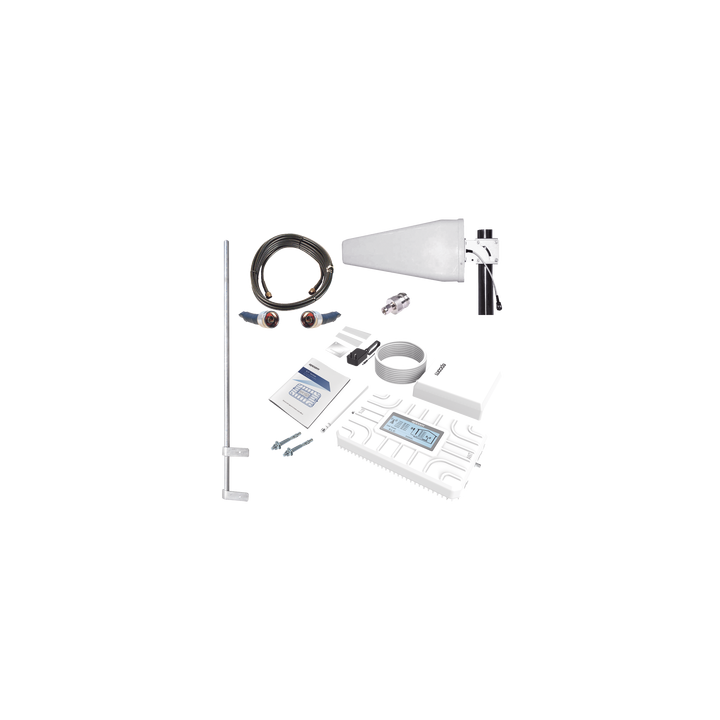 Kit PLUS de Amplificador de Señal Celular 5G / Penta Banda / Soporta 2G, 3G, 4G y 5G / Compatible con TELCEL, AT&T,