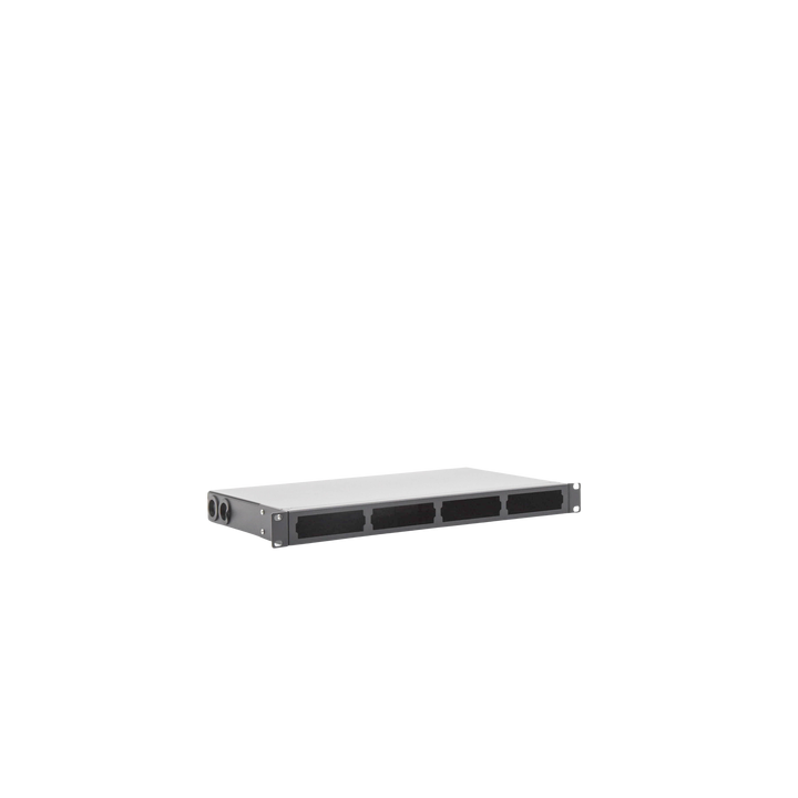 Distribuidor de Fibra Óptica Vacío 19 Pulgadas, Acepta 4 Placas Acopladoras de Linkedpro, Hasta 24 Fibras, 1UR,