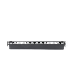 Organizador de Cables Horizontal de 1U para Rack de 19", Fabricado en Polímero Resistente a Deformaciones y Rayones