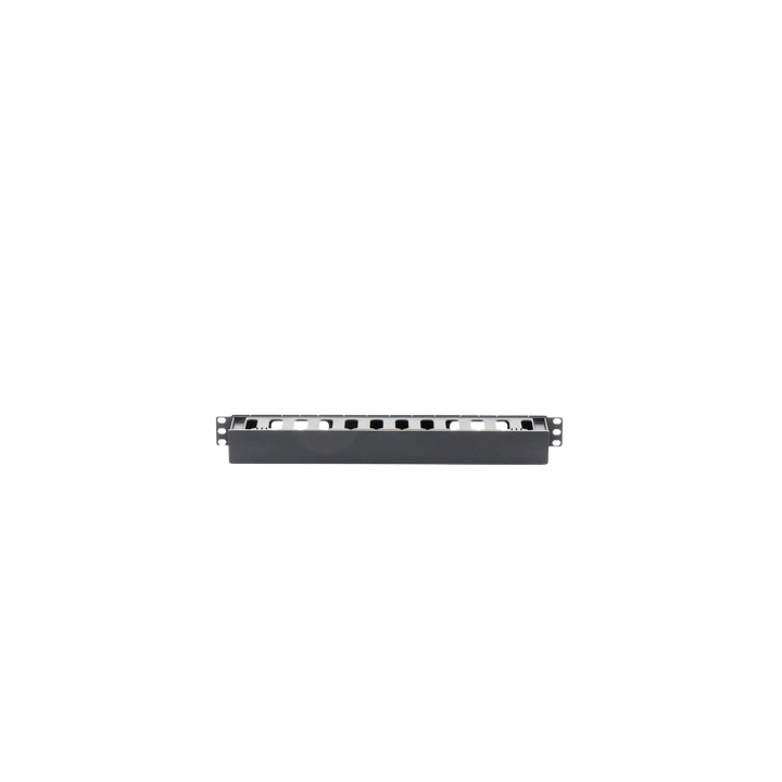 Organizador de Cables Horizontal de 1U para Rack de 19", Fabricado en Polímero Resistente a Deformaciones y Rayones