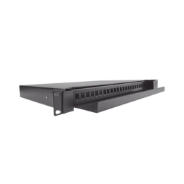 Distribuidor de Fibra Óptica Deslizable, Vacío, 19 Pulgadas (48.26 cm), Acepta 24 Adaptadores LC Duplex o LC Simplex