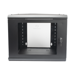 Gabinete de Pared 9U de 635 mm de Profundidad, Rack de 19 in en Acero Reforzado: Compacto y Resistente para Soluciones