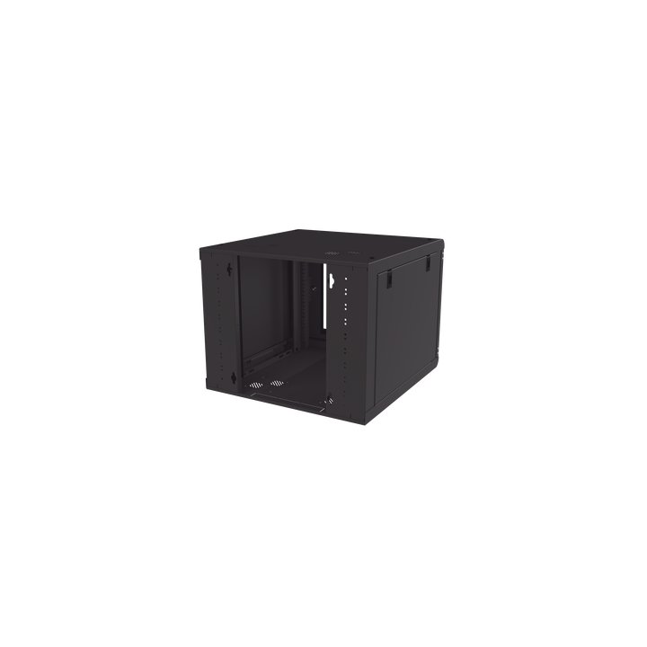 Gabinete de Pared 9U de 635 mm de Profundidad, Rack de 19 in en Acero Reforzado: Compacto y Resistente para Soluciones