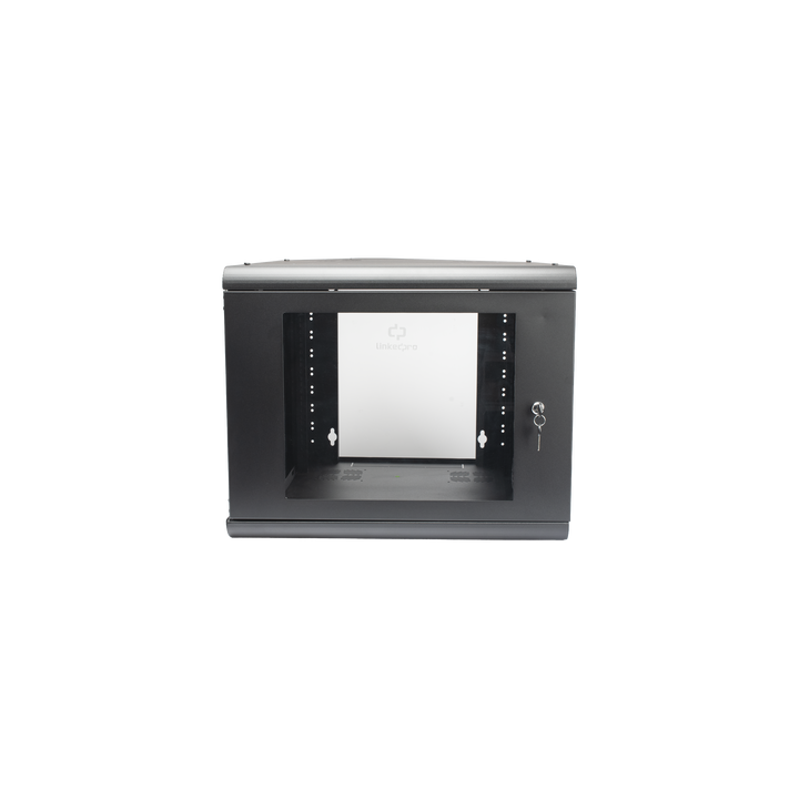 Gabinete de Pared 9U de 635 mm de Profundidad, Rack de 19 in en Acero Reforzado: Compacto y Resistente para Soluciones