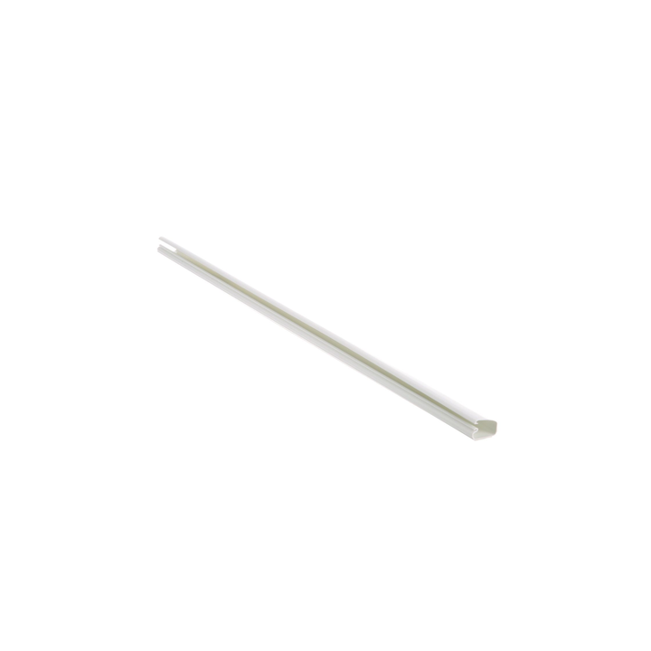 Canaleta LD5 de PVC rígido, con cinta adhesiva para instalación sin herramientas, 26 x 15 x 1828.8 mm, Color Blanco