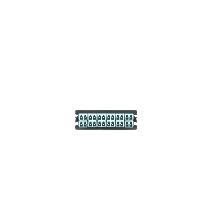 Placa Acopladora para Distribuidor de Fibra Óptica LP-ODF-8024, Incluye 12 Acopladores LC Duplex para Fibra Multimodo