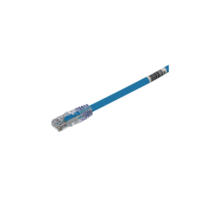 Cable de Parcheo UTP, Cat6A, 24 AWG, CM, Color Azul, 0.91 Metros (3 Pies)