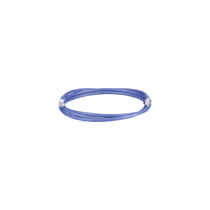 Cable de Parcheo UTP, Cat6A, 24 AWG, CM, Color Azul, 1.52 Metros (5 Pies)