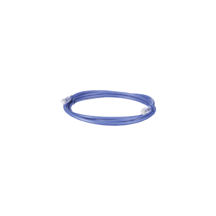 Cable de Parcheo UTP, Cat6A, 24 AWG, CM, Color Azul, 1.52 Metros (5 Pies)