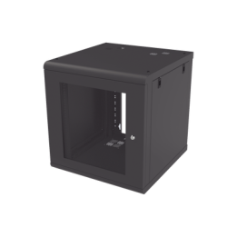 Gabinete de Pared 12U de 635 mm de Profundidad, Rack de 19 in en Acero Reforzado: Compacto y Resistente para Soluciones
