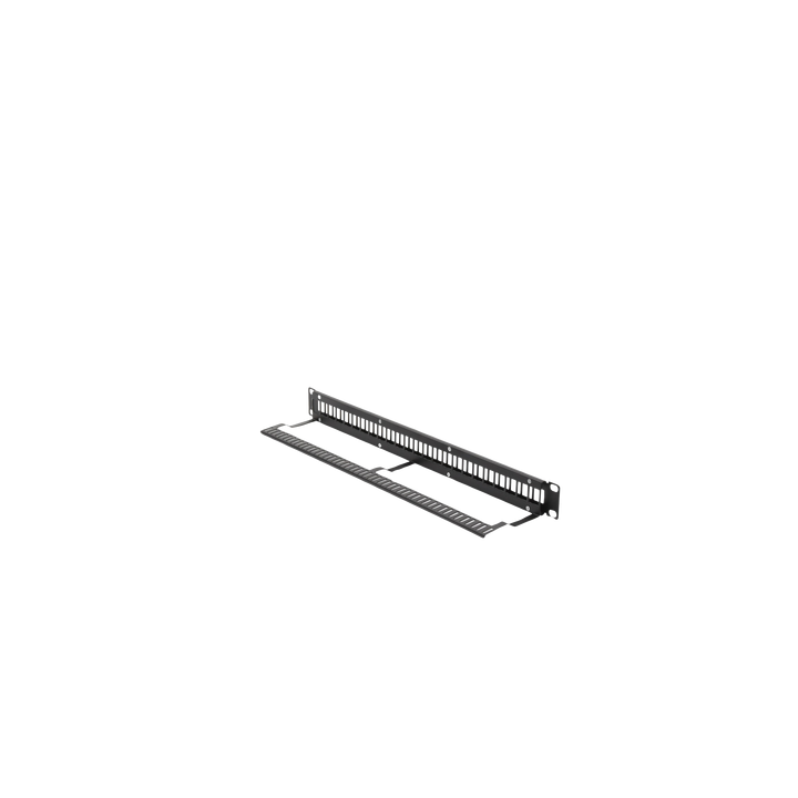 Patch Panel Modular sin Blindaje de 24 Puertos, 1U, con Barra para Organizar Cable