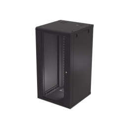 Gabinete de Pared 24U de 635 mm de Profundidad, Rack de 19 pulgadas en Acero Reforzado: Compacto y Resistente para