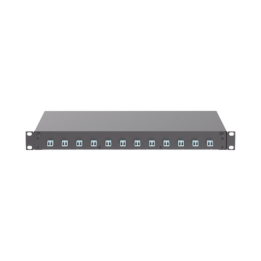 Distribuidor de Fibra Óptica, Con 12 Conectores LC Duplex (24 Fibras), Para Fibra Multimodo OM3/OM4, 1 UR