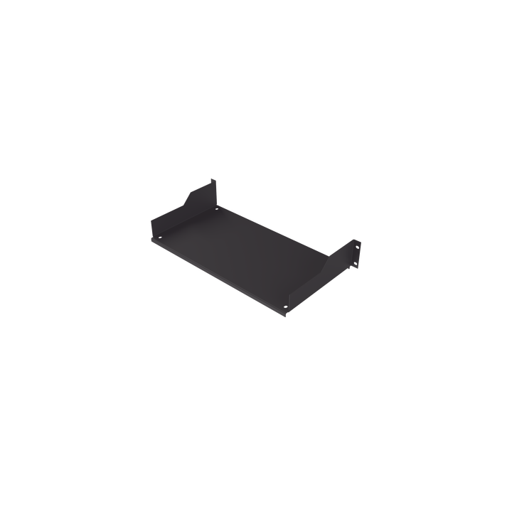 Charola para Rack de 19" de 2 postes, 23.5 cm de Profundidad, 2 Unidades de rack