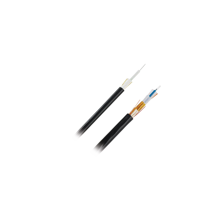 Cable de Fibra Óptica de 6 Hilos, Multimodo OM4 50/125 Optimizada, Interior/Exterior, Loose Tube 250um, No Conductiva