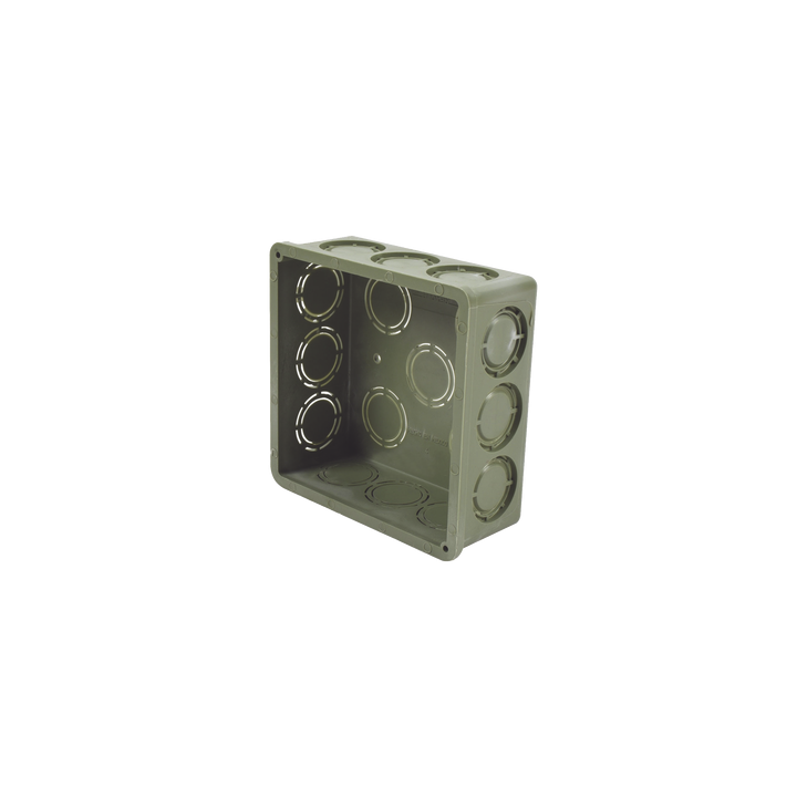 Caja Cuadrada  de 1/2" - 3/4" para PVC Conduti Pesado.