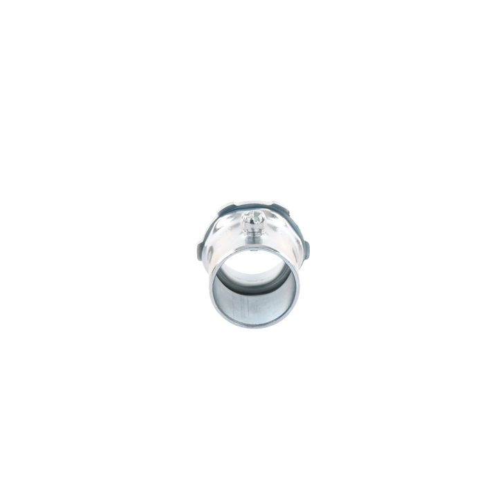 Conector 1" (25mm) pared delgada con tornillo tipo americano galvanizado etiqueta verde