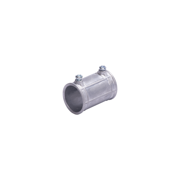 Cople 1" (25mm) Pared Delgada Con Tornillo (Tipo Americano) Galvanizado, Etiqueta Verde.
