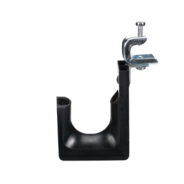 Sujetador STRONGHOLD tipo J (J-Hook), Con Abrazadera de Tornillo para Montaje, Hasta 46 Cables Cat6, Nylon 6.6, Color