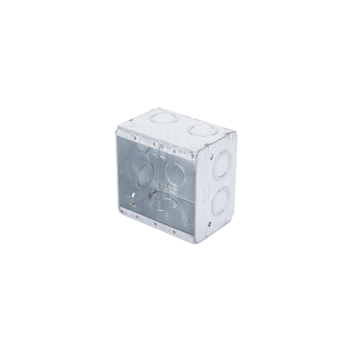 Caja Multigang de 2 Gangs/ Profundidad de 2-1/2 Pulgadas (6.35 cm)/ 12 Entradas de 1/2 - 3/4 Pulgadas (1.27 - 1.91 cm)