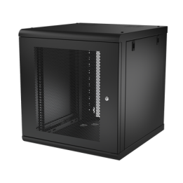 Gabinete de Pared 12U de 635 mm de Profundidad, Rack de 19 in en Acero Reforzado: Compacto y Resistente para Soluciones